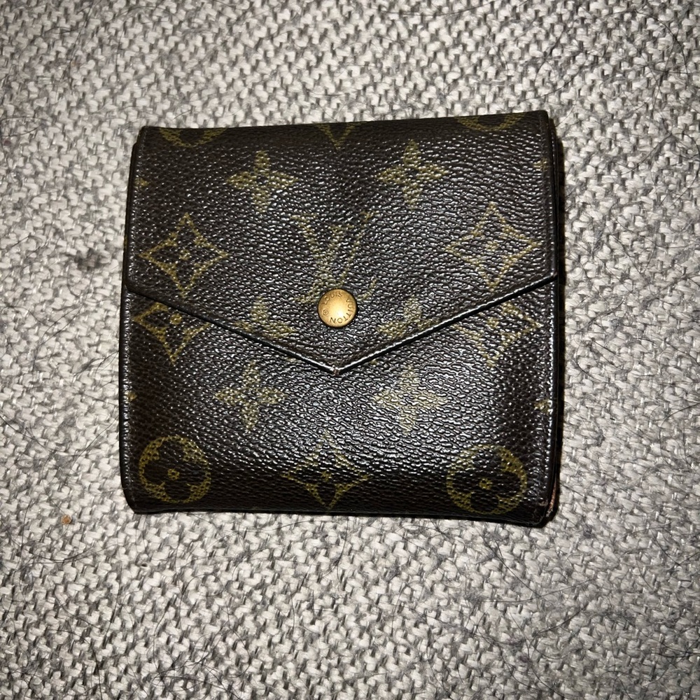 Louis Vuitton Monogram Canvas Monnaie Double Snap Wallet